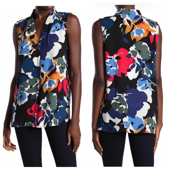 Halogen Tops - NWT Floral Print Airy Blouse by Halogen Nordstrom